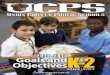 UCPS 2012-13 Kindergarten - Second Grade Goals and Objectives