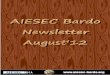 AIESEC Bardo August'12 Newsletter
