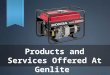 Products and Services Offered At Genlite