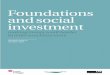 Foundations and Social Investment