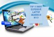 Top 10 Most Expensive Laptop Brands in 2013