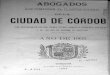Colegio de abogados de Córdoba, 1903
