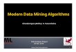 Data Mining with MapReduce: Graph and Tensor Algorithms with Applications