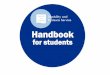 Disability and Dyslexia Service handbook for students