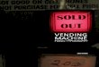 SOLD OUT: Vending Machine Public Typography