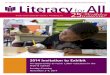 Literacy for All 2014 Exhibitors brochure