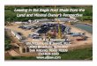Leasing in the Eagle Ford Shale from a Mineral and Land Owner's Persective