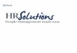 Hr Solutions Re Brand