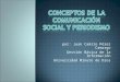 conceptos de comunicacion social
