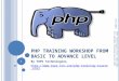 The PHPTraining Workshop in Ahmedabad