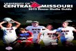2013 Central Missouri Jennies Soccer Media Guide