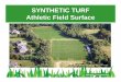 Synthetic Turf Athelectic Field Surface