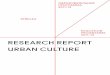 Urban Culture Report