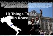 10 things to do in Rome