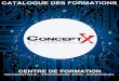 CONCEPT X Centre de formation Catalogue
