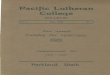 1920-1921Catalog of Pacific Lutheran College