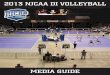 2013 NJCAA DI Volleyball Media Guide