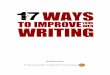 17 Ways to Improve Your Web Writing