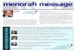 January 2013 Menorah Message