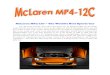 Mclaren MP4-12C