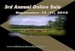 3rd Annual Online Sale