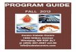 Caboto Centre Fall Program Guide 2012
