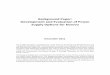Background Paper: Development and Evaluation of Power Supply Options For KosovoKosovo options study