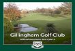 Gillingham Golf Club Official Brochure 2011/2012