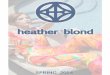 Heather blond spring 2014 catalog