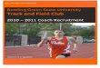 2010 - 2011 BGSU Track and Field Club Coach Recruitment