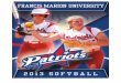 Francis Marion University 2013 Softball Media Guide
