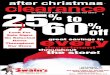 Swains After Christmas Sale - Dec 25th thru 29th