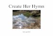 Create Her Hymn