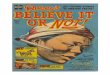 Ripley's Believe It or Not Volume-3 Comic-Book 1954 Edition