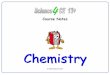 Common Entrance 13+ Chemistry Course Notes