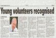 APRIL 2012: PMZ sponsors Inspiring Volunteer Award