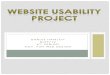 Website Usability Project