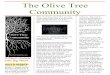 Olive Tree Community Newsletter for July 09