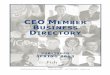 CEO Member Business Directory, Spring 2013