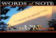 Words of Note, 2008: A New Day Dawns