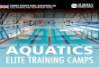 Elite Aquatics Training Camps at Surrey Sports Park
