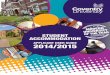 Coventry university student accommodation applicant guide 2014 15