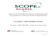 SCOPE Access 2013 client information booklet electronic copy pdf