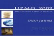 UPMG CONFERENCE PROGRAMME 2009