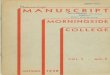 1938: Manuscript, vol. 1, num. 1