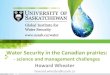 Water Security in the Canadian prairies