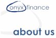 Onyx Finance Prospectus