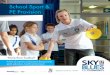 Sky Blues in the Community Schools Brochure