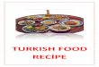 Turkish food and gastronomy