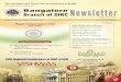 Bangalore Branch of SIRC of ICAI Newsletter for the Month of August 2012